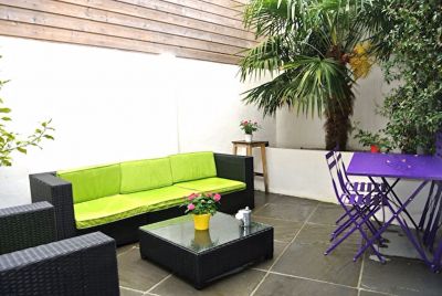 Maison de ville, terrasse, garage