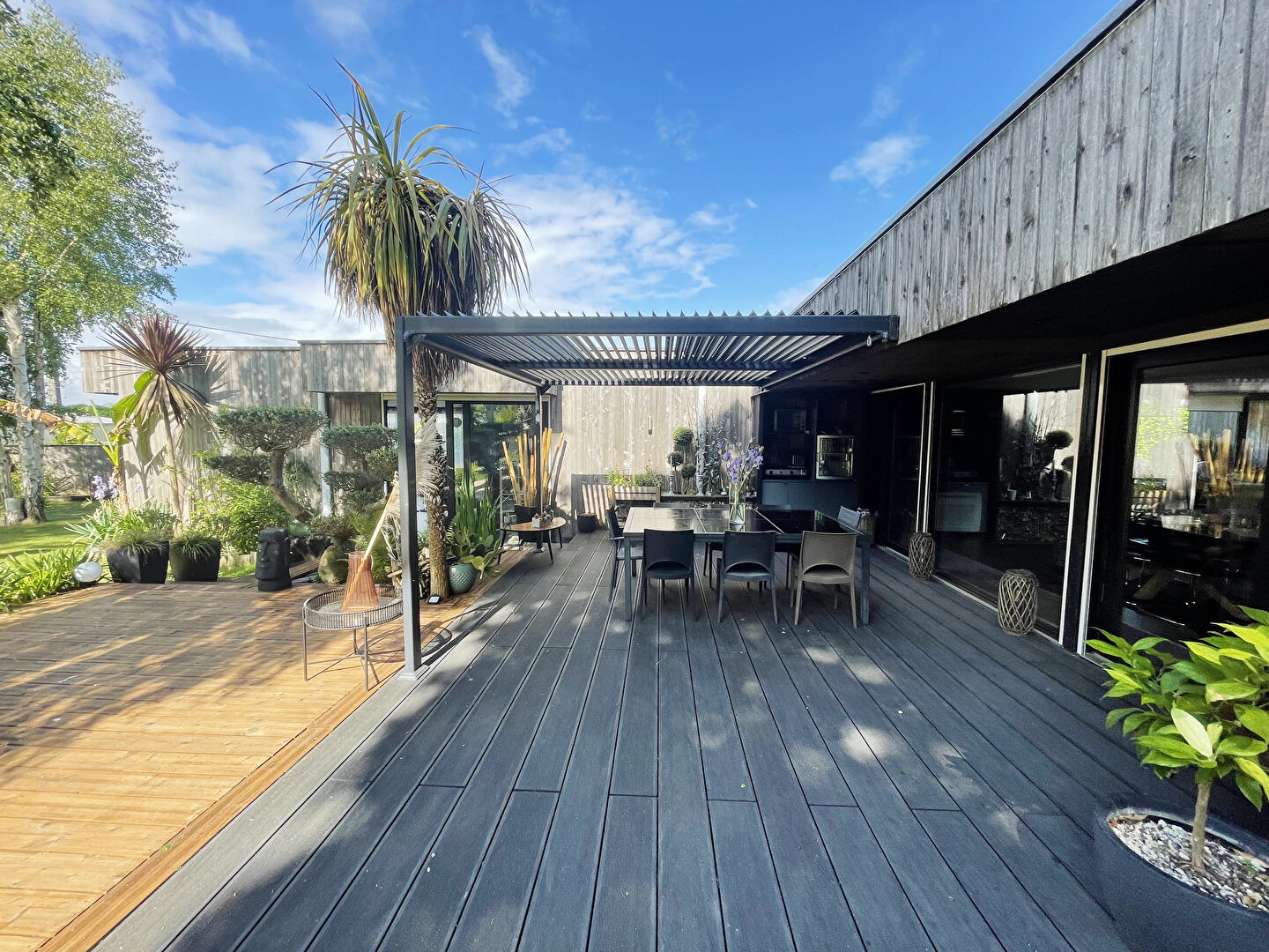 Maison ossature bois, terrain 1353m2