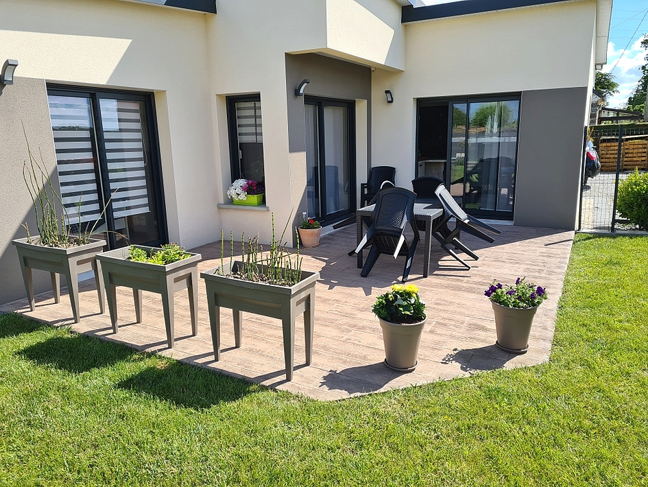 Contemporaine de plain pied, terrain 686m2